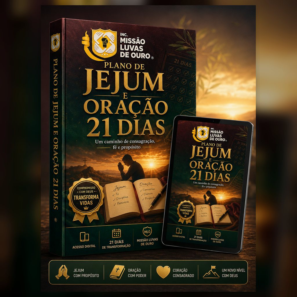 Plano de Jejum e Oração 21 Dias — Inc. MLO: uma escolha para fortalecer sua fé com propósito 1 Plano de Jejum e Oração 21 Dias — Inc. MLO: uma escolha para fortalecer sua fé com propósito
